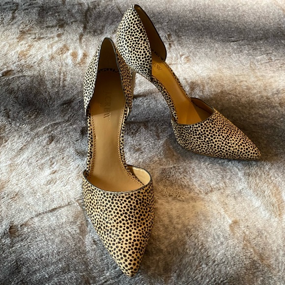 J. Crew Factory Lana leopard Calf Hair Pumps - Picture 2 of 7